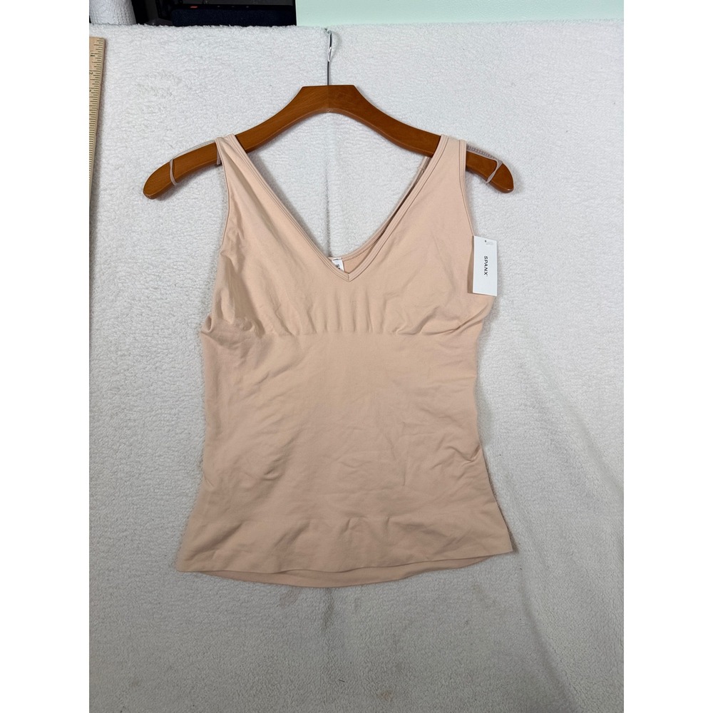 Spanx 10480R Sculpt Seamless Power Tank Soft Nude 3X/3T New